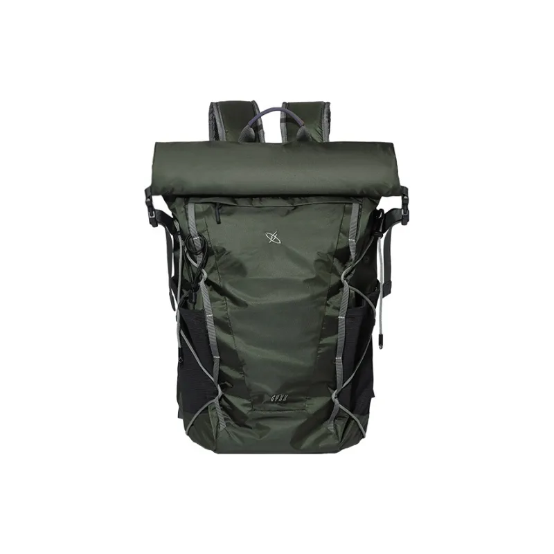 GYXX Nylon Backpack Regular Unisex Starhide Black/Twilight Green/Sunny Mountain Blue-5