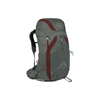 OSPREY Nylon Outdoor Hiking Bag Backpacks Regular Women's Gray & Burgundy