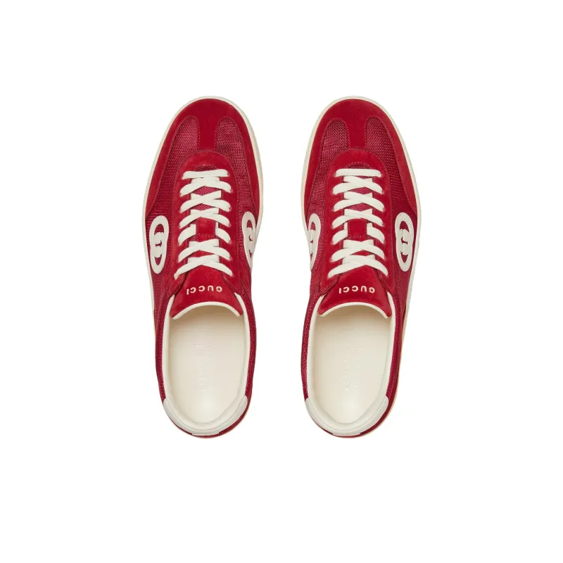 GUCCI G74 'Interlocking G Bordeaux Suede'-3