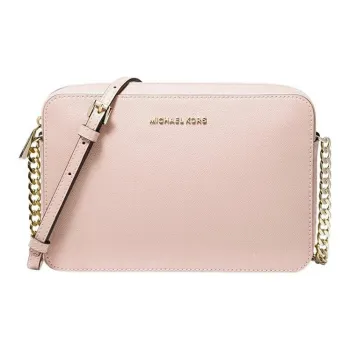 MICHAEL KORS Jet SetJet Set Travel Cow Leather Small Square Bag, Crossbody Bag, Shoulder Bag Women's Pink