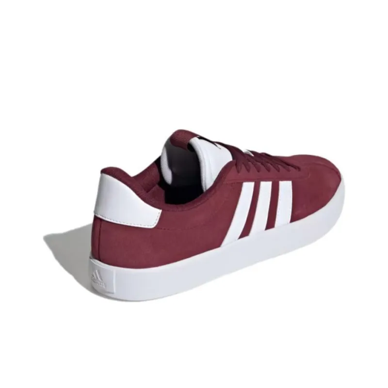 Adidas VL COURT 3.0 3.0 Wear resistant And Lightweight Low Top Skateboard Shoes Unisex Red White-3