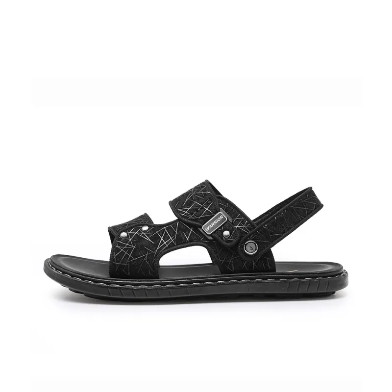 Warrior Casual Chef Shoes Beach Sandals Men's Black-0