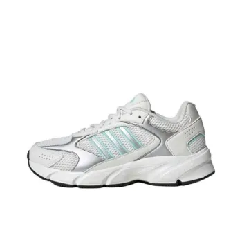 Adidas CRAZYCHAOS 2000 Anti Slip Wear Resistant Low Top Casual Running Shoes Unisex White Silver Green