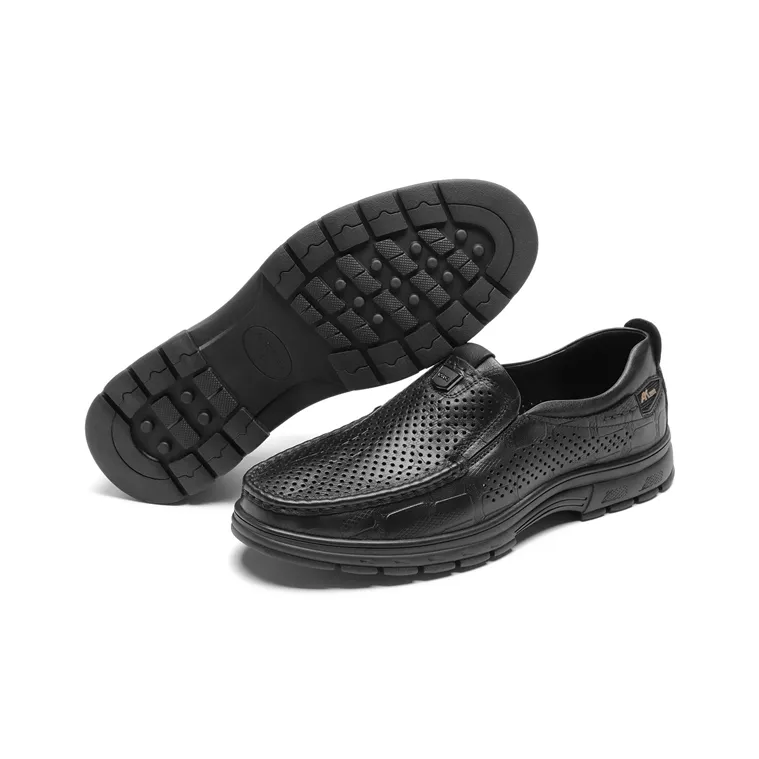 AOKANG Loafers Men Black-7