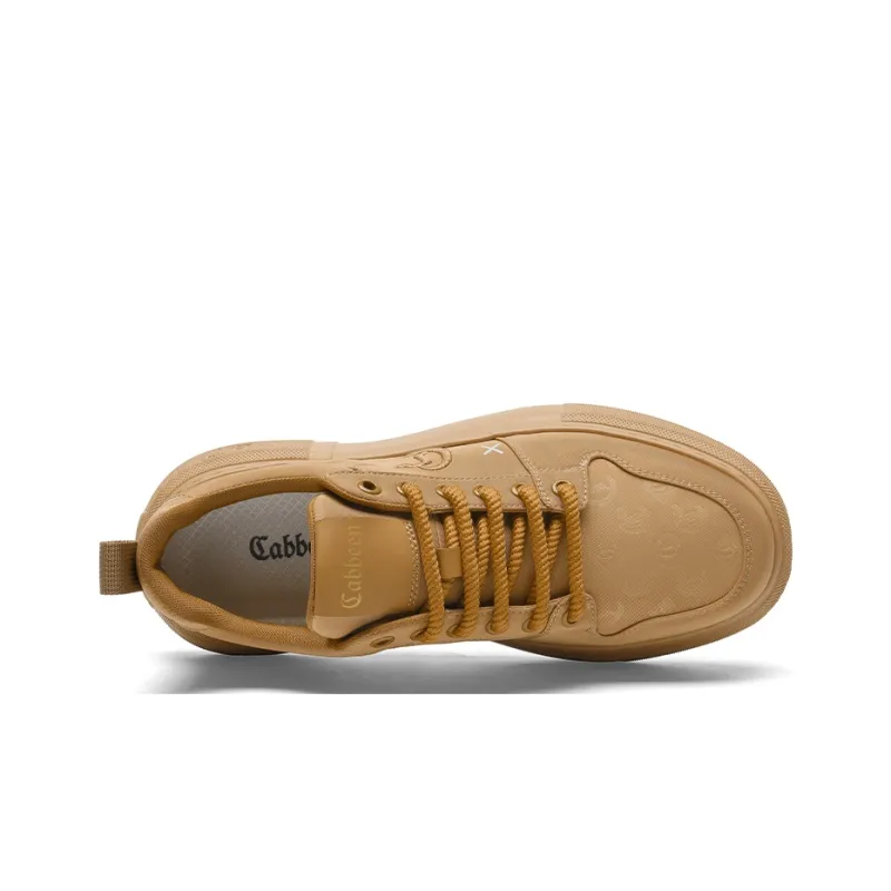 Cabbeen Anti Slip Wear Resistant Low Top Skateboard Shoes Men's-7