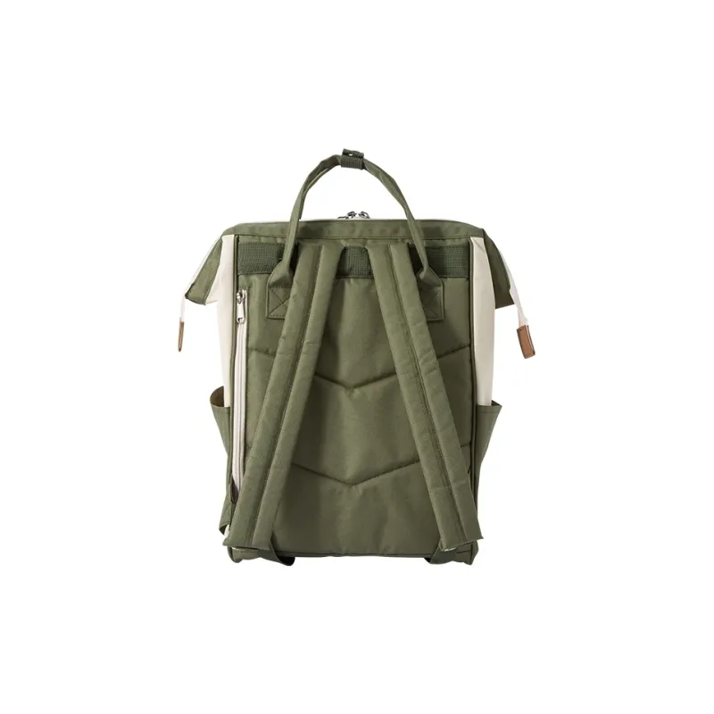 SEM/R Polyester Backpack Large Size Unisex Army Green/pink/gray blue/black-1