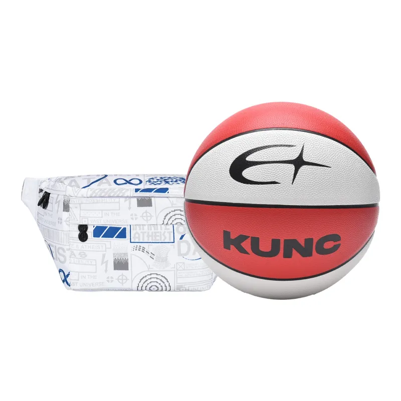 Sijue PU Basketball Red White Size 7 Training Unisex-7