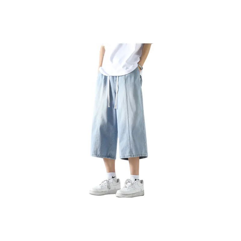 GOODHENLCE Denim Shorts Unisex-1