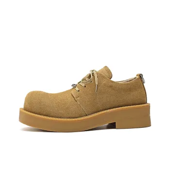 Zuogedu Unique Design Cleanfit Derby Shoes Petite Casual Shoes Men's Yellow