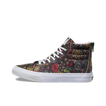 Vans SK8 Hi Slim Zip Floral Leather Multi Color