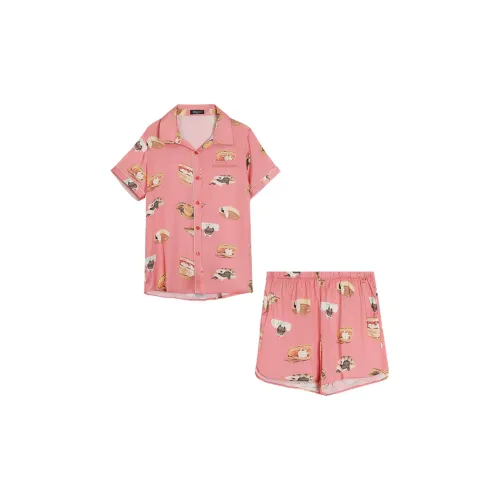 Red beans at home Women's Pajama Sets