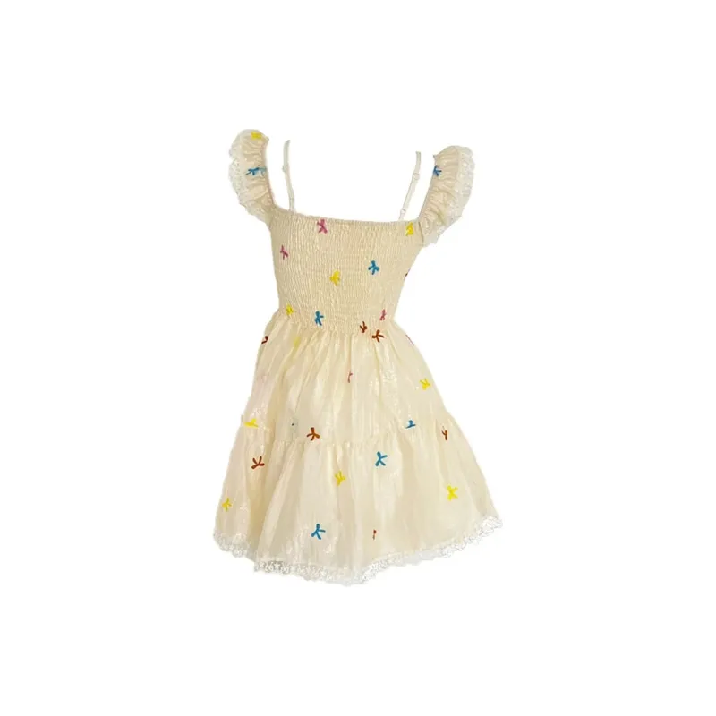 JOSR Short Sleeved Dresses Women's White-1
