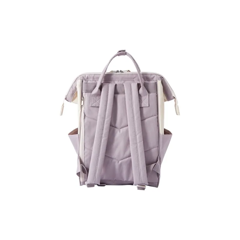 SEM/R Polyester Backpack Large Size Unisex Army Green/pink/gray blue/black-4