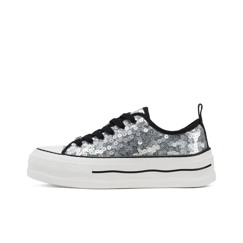 GG CC Slip Resistant Cushioning Abrasion Resistant Lightweight Breathable Low Top Mesh Skateboard Shoes Women's-0