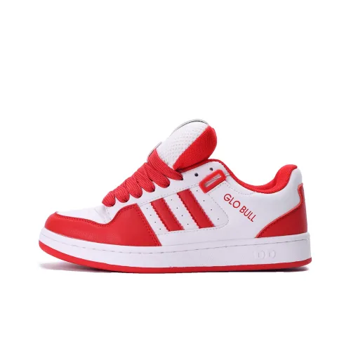 GLO BULL Skateboard Shoes Unisex Low-Top Red