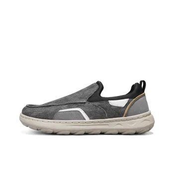 Bull charm Gommino Loafers Men Denim Gray/Denim Blue/Black