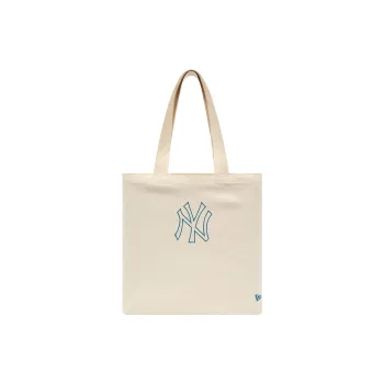 New Era Cotton Tote Bag Shopping Bag Shoulder Bags Women's Cream