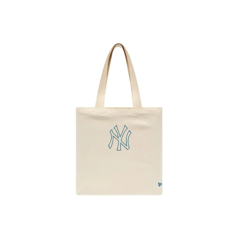 New Era Cotton Tote Bag Shopping Bag Shoulder Bags Women's Cream-0
