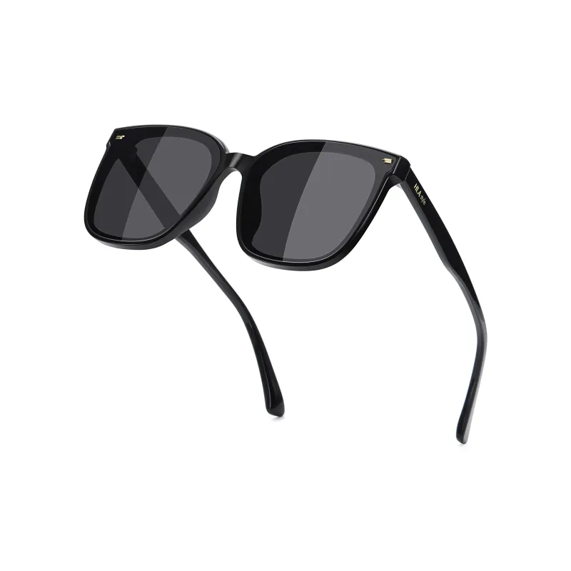 HLA TR/Memory Plastic Square Sunglasses Unisex-9