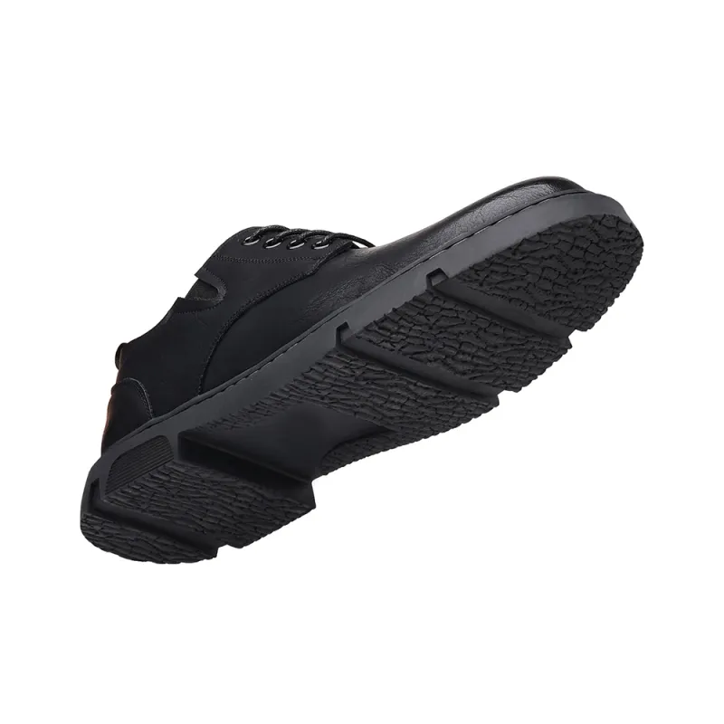 PTLS Dress Shoes Men Low Top Black/Brown-3