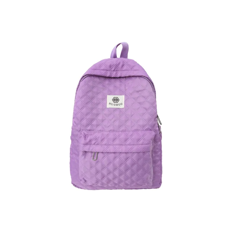 KAKAXI Nylon Backpack Unisex White/Black/Gray/Pink/Coffee/Purple-20