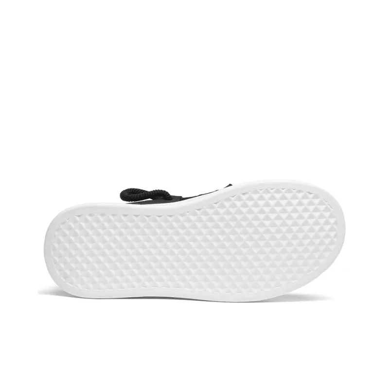 Cabbeen Preppy Big Head Versatile Height Increasing Abrasion Resistant Low Top Skateboard Shoes Men's White-11