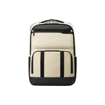 SAMSONITE Fabric Business Travel Backpack Men's Ivory White