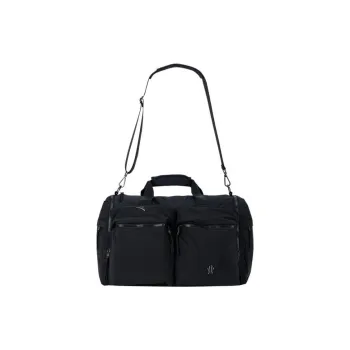 Anta Basketball Collection Taffeta Velour Backpack Travel Bag Men's Black