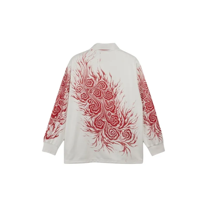 Y-3 JFA Co-branded Series T-Shirts Unisex Red-1