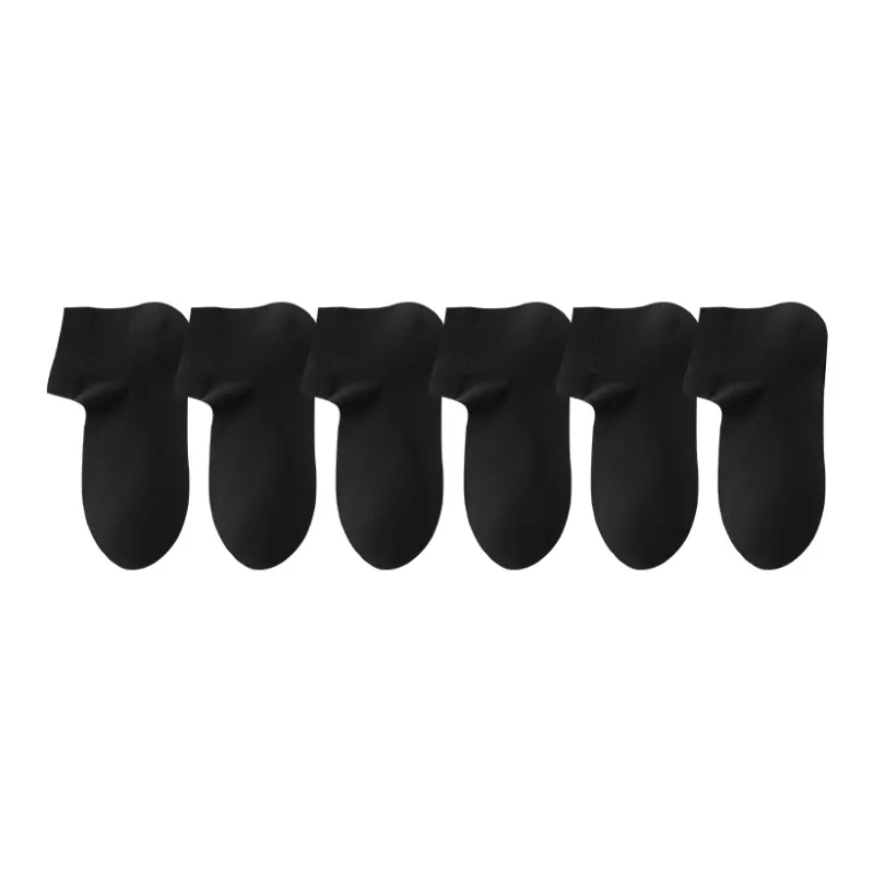 Left Divided By Right Ankle Socks Men's 6 Pack-2