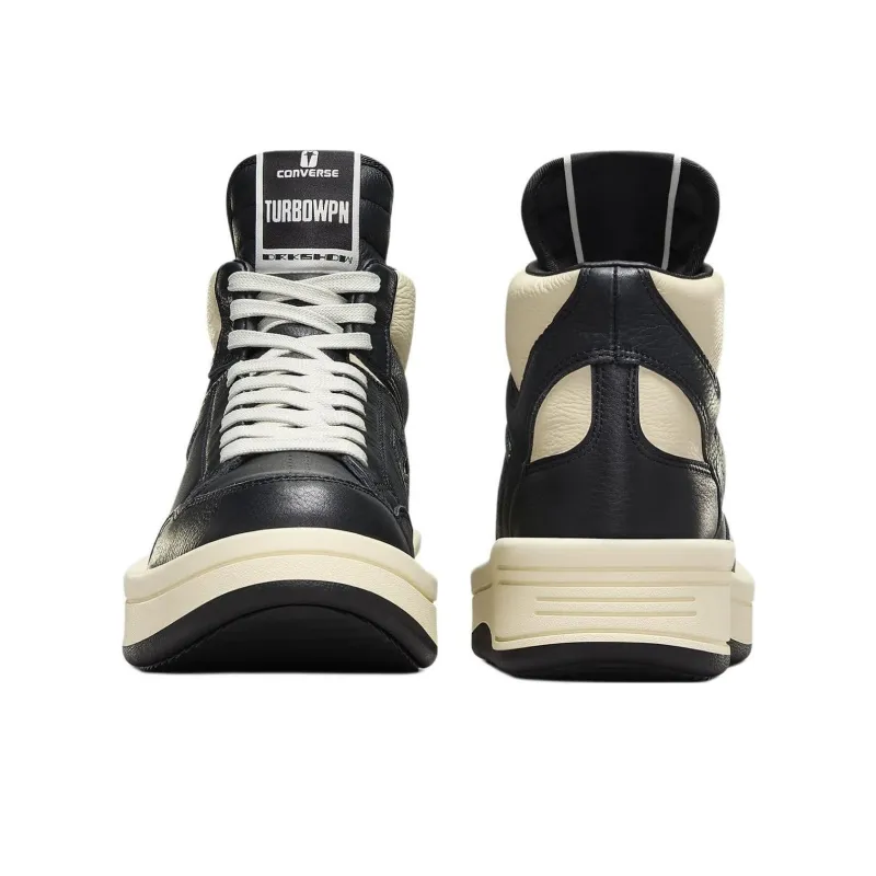 Converse Weapon Skateboard Shoes Unisex High-top Black/beige-3