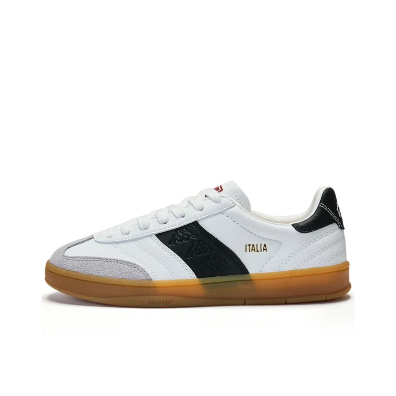 Kappa Slip Resistant Cushioning Low Top Skateboard Shoes Unisex White-0
