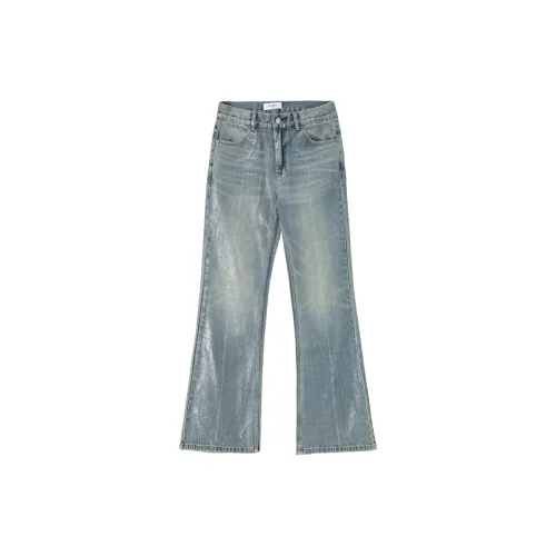 KORAKUBLUE Jeans Unisex Silver Foil Blue