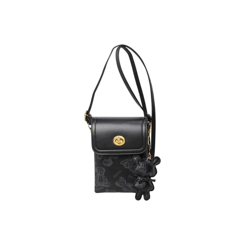 Ji Reminiscence PU Shoulder Bag, Crossbody Bag Mini Women's White/Black/Pink/Brown-5