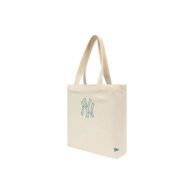 New Era Cotton Tote Bag Shopping Bag Shoulder Bags Women's Cream-2