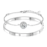 Sparkling Starlight Chain Bracelet 1 Pair