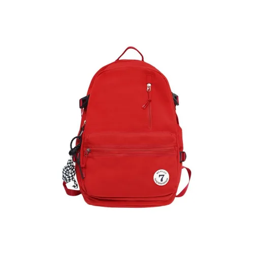 Elsvet Nylon Carry Backpack Unisex Pink/Red/Black/White