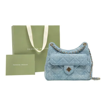 VANESSA HOGAN Vh Classic Series Shoulder Bags Light Blue