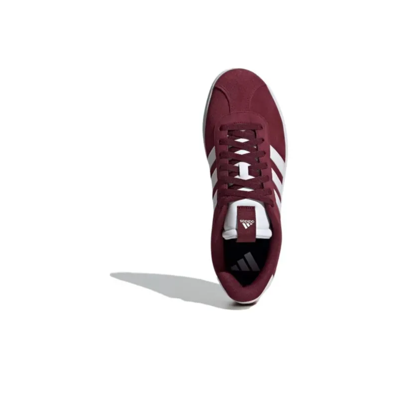 Adidas VL COURT 3.0 3.0 Wear resistant And Lightweight Low Top Skateboard Shoes Unisex Red White-4