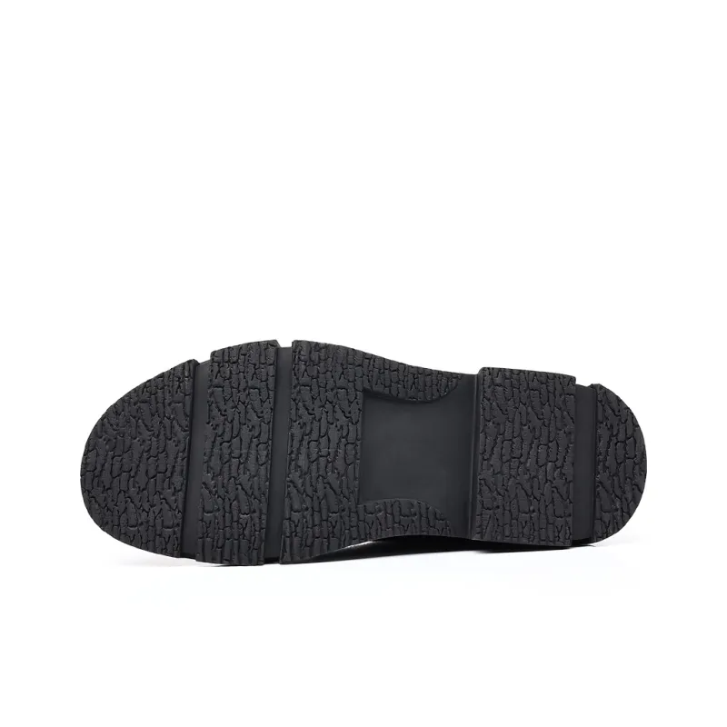 PTLS Dress Shoes Men Low Top Black/Brown-5