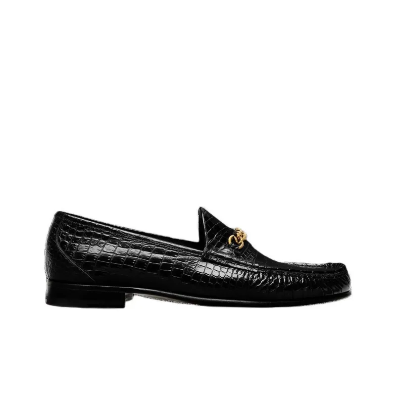 TOM FORD York Chain Loafers Men's Black-1