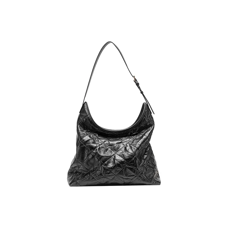 VANESSA HOGAN Cow Leather Hobo Shoulder Bag Women's-3