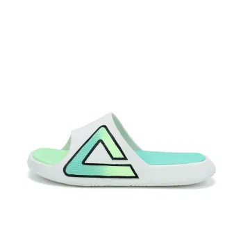 PEAK Taichi Slippers Unisex Canvas White Green