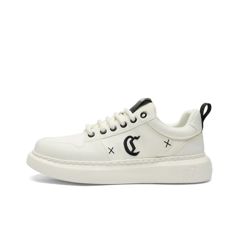 Cabbeen Anti Slip Wear Resistant Low Top Skateboard Shoes Men's-0