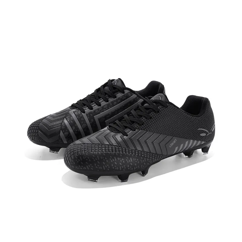 LOKWT Soccer Shoes Unisex Low Top Dark Blue-1