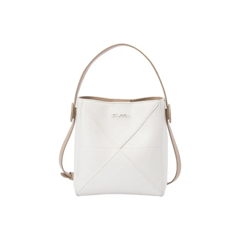 SEM/R PVC Crossbody Bag, Commute Handbag, Shoulder Bag Women's Milk White 10501, Khaki 50604, Caramel Brown 51101-18