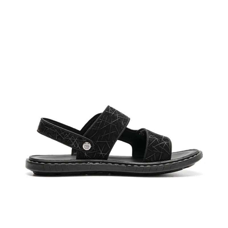 Warrior Casual Chef Shoes Beach Sandals Men's Black-1