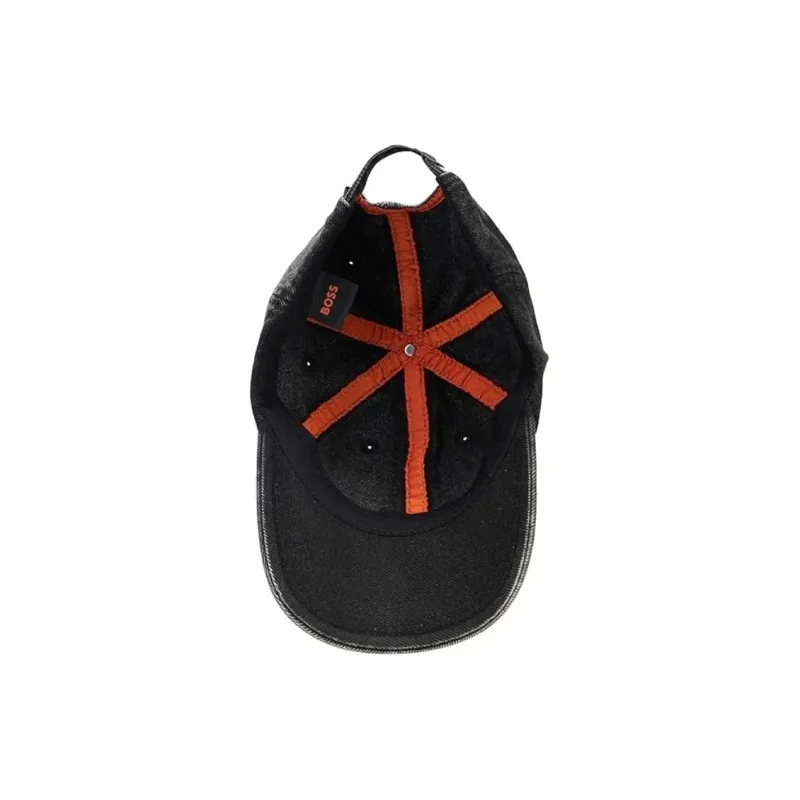 HUGO BOSS Cotton Baseball Caps Men's Black-2