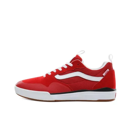 Vans UltraRange Pro Skateboard Shoes Unisex Low-Top Red/White