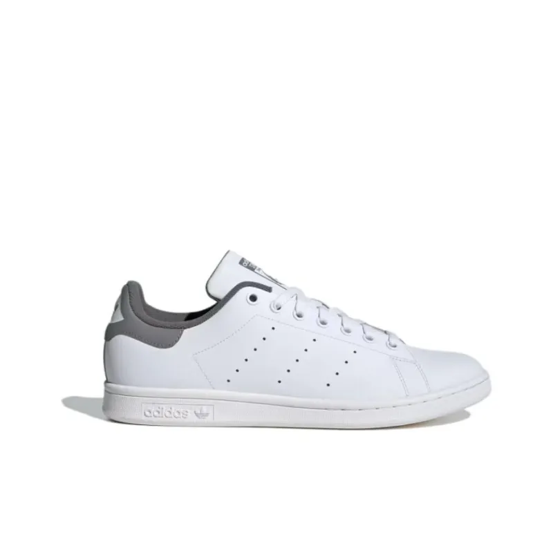 Adidas Originals STAN SMITH Anti Slip Wear Resistant Low Top Skateboard Shoes Men's White Gray-1